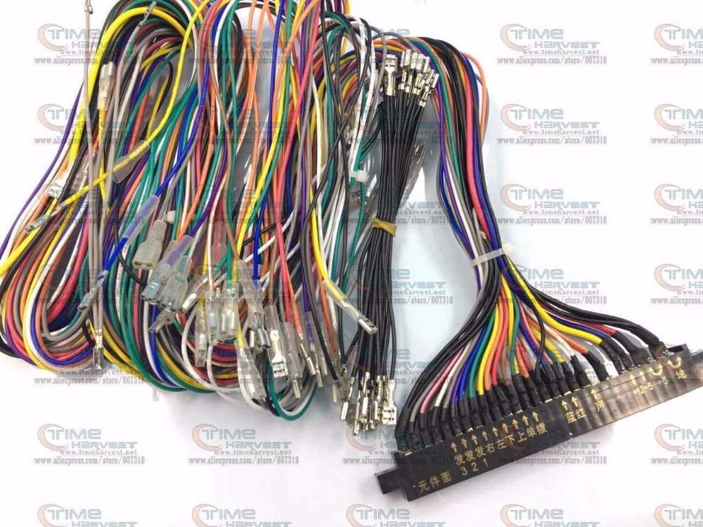 Freed shipping Jamma Harness with 5V & full welding wires Standard